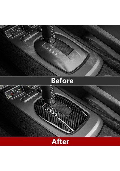 Chevrolet Camaro Için Karbon Fiber 2010-2015 Lhd Araç Dişli Vites Paneli Kapak Çıkartma Trim Iç Aksesuarlar (Yurt Dışından) fırsatları