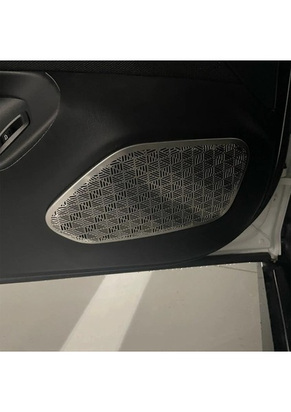 Bmw 5 Serisi G60 2024 Araba Kapısı Hoparlör Kapağı Trim Dekorasyon Çıkartmaları Iç Aksesuarlar Paslanmaz Çelik (Yurt Dışından) fırsatları