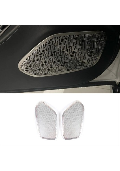 Bmw 5 Serisi G60 2024 Araba Kapısı Hoparlör Kapağı Trim Dekorasyon Çıkartmaları Iç Aksesuarlar Paslanmaz Çelik (Yurt Dışından) indirimleri