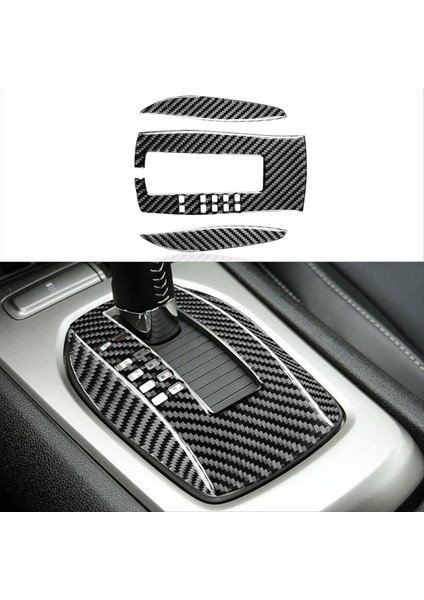 Chevrolet Camaro Için Karbon Fiber 2010-2015 Lhd Araç Dişli Vites Paneli Kapak Çıkartma Trim Iç Aksesuarlar (Yurt Dışından) indirimleri