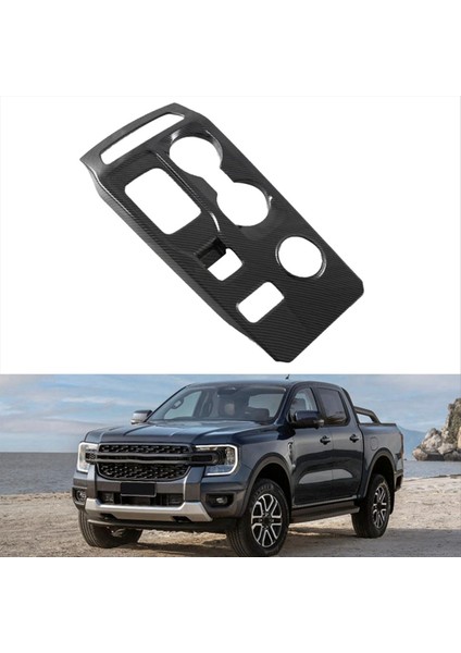 Ford Ranger Raptor 2021-2024 Karbon Fiber Lhd Için Araba Merkezi Dişli Vites Vites Paneli Trim Kapak Çıkartmaları (Yurt Dışından) fiyatları