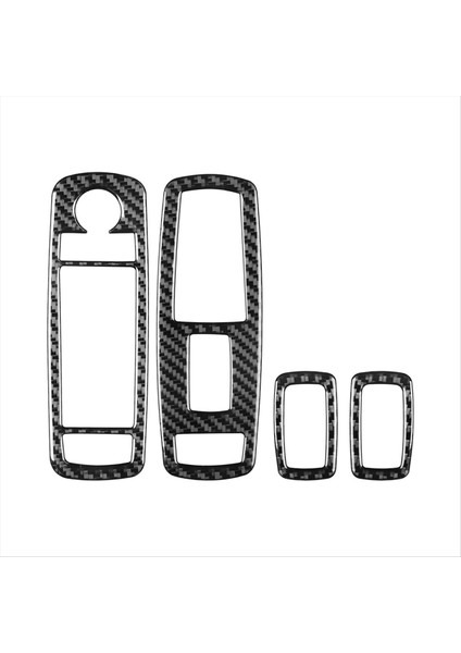 Jeep Liberty Için Karbon Fiber 2008-2012 Pencere Asansör Anahtarı Panel Kapak Döşeme Çıkartma Iç Aksesuarları (Yurt Dışından)