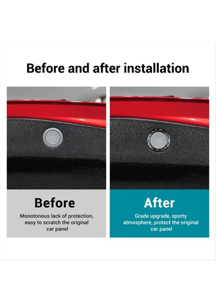 Tesla Model 3 Yayla Yayla 2024 Araç Bagaj Anahtarı Düğmesi Çerçeve Kapak Döşeme Sticker Iç Aksesuarlar (Yurt Dışından) indirimleri