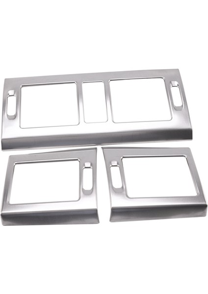 Araba Gümüş Paslanmaz Çelik Klima Havalandırma Outlet Paneli Kapak Trim Mercedes Benz X204 Glk 2008-12 (Yurt Dışından)