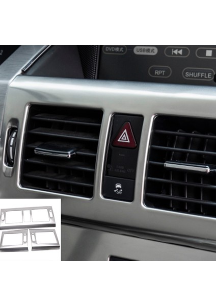 Araba Gümüş Paslanmaz Çelik Klima Havalandırma Outlet Paneli Kapak Trim Mercedes Benz X204 Glk 2008-12 (Yurt Dışından) fiyatları