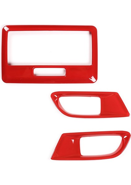 Subaru Brz Toyota Için 86 2012-2020 Araba Iç Kapı Tutucu Kapak Ön Okuma Lambası Döşeme Dekoratif Çerçeve Aksesuarları Kırmızı (Yurt Dışından)