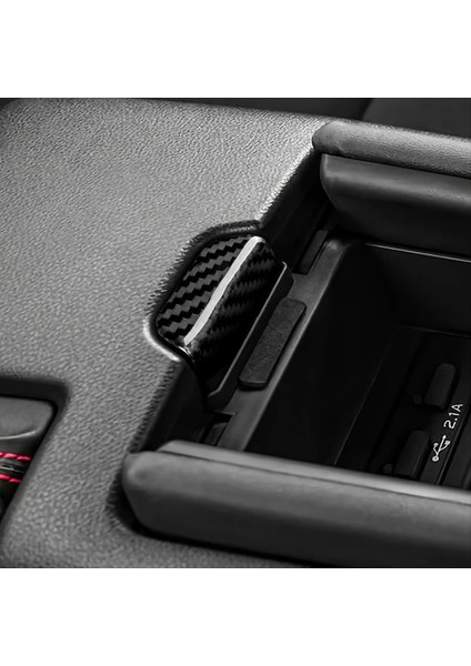 Subaru Brz Toyota GR86 2022-2024 Merkezi Depolama Düğmesi Dekor Iç Aksesuarları (Siyah) Için Gerçek Sert Karbon Fiber (Yurt Dışından) fırsatları