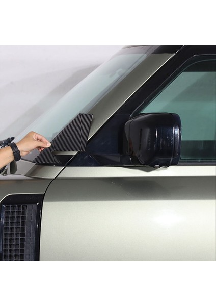 Land Rover Defender Için Karbon Fiber 90 110 130 2020-2024 Bir Sütun Dikiz Ayna Panel Kapağı Trim Iç Aksesuarları (Yurt Dışından) fırsatları