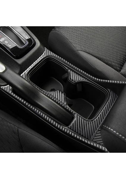 Honda Civic Için Karbon Fiber 9 2012-2015 Merkez Konsol Kupası Tutucu Kapak Trim Iç Aksesuarlar Lhd (Yurt Dışından) indirimleri