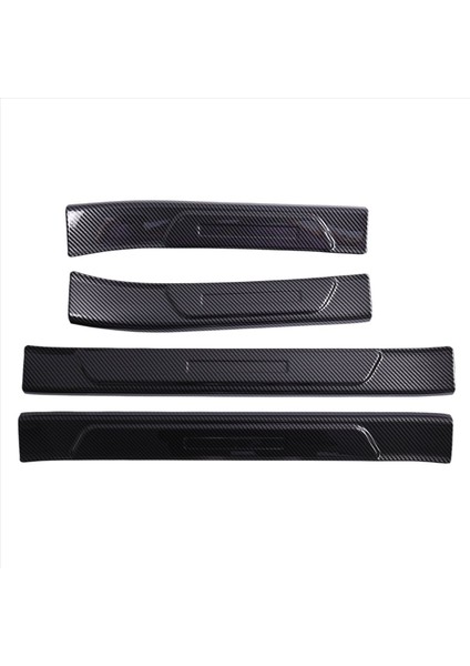 4pcs Dış Kapı Eşik Korumaları Kapı Eşik Giriş Koruyucusu Kapak Dekoru Karbon Fiber Renk Byd Conta / Byd Atto 4 (Yurt Dışından) fiyatları