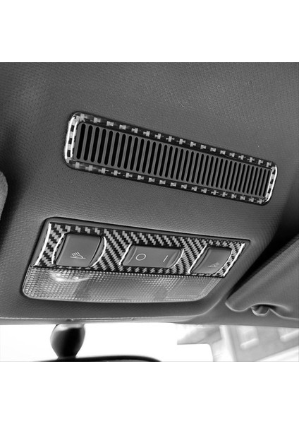 Audi Tt 8n 2001-2006 Için Karbon Fiber Araba Çatı Okuma Işık Paneli Kapak Döşeme Çıkartma Çıkartma Iç Aksesuarlar (Yurt Dışından) indirimleri