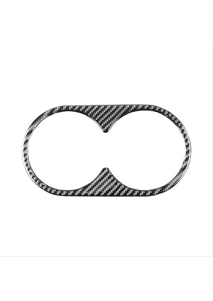 Chevy Için Karbon Fiber Silverado Gmc Sırrra 1500 2014-2018 Arka Su Kupası Tutucu Panel Kapak Trim Iç Aksesuarlar (Yurt Dışından)