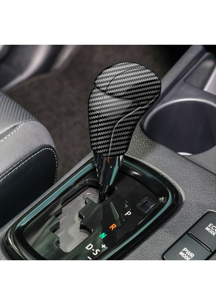 Araç Dişli Vites Kolu Düğmeleri Kapak Etiketleri Dişli Kaydırma Düğmesi Toyota Hilux 2024 Araç Aksesuarları Karbon Fiber (Yurt Dışından) fırsatları