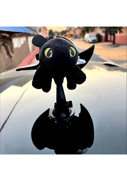 Ejderha Dişsiz Küçük Uçan Dragon Bebek Döşeme Araba Motosiklet Kaskı Emme Kupası Braketi 27CM A (Yurt Dışından) modelleri