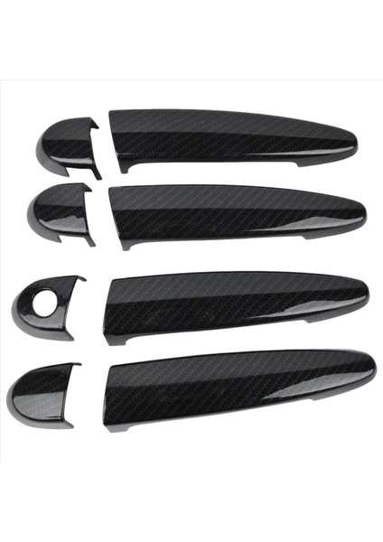 8x Karbon Fiber Dış Dış Kapı Tutucu Kapak Bmw 1 2 3 4 Serisi E87 E90 E91 E92 E93 F30 X1 X2 X3 X4 X5 X6 Lhd (Yurt Dışından) fiyatları