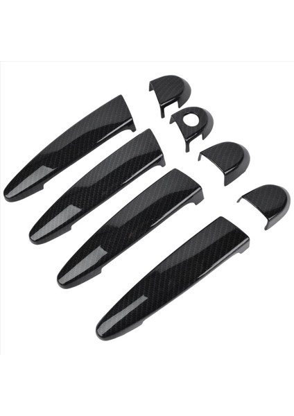 8x Karbon Fiber Dış Dış Kapı Tutucu Kapak Bmw 1 2 3 4 Serisi E87 E90 E91 E92 E93 F30 X1 X2 X3 X4 X5 X6 Lhd (Yurt Dışından) modelleri