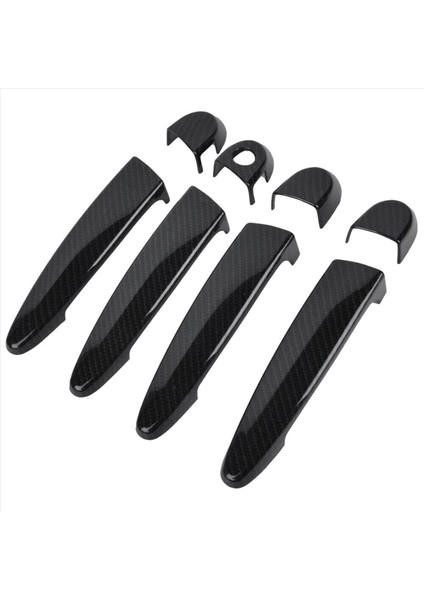 8x Karbon Fiber Dış Dış Kapı Tutucu Kapak Bmw 1 2 3 4 Serisi E87 E90 E91 E92 E93 F30 X1 X2 X3 X4 X5 X6 Lhd (Yurt Dışından) indirimleri