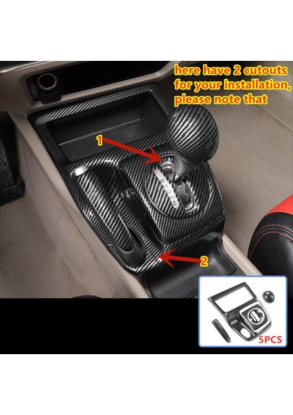 Honda Civic 2006-2011 Için Otomatik Dişli Vites Çerçeve El Freni Kapak Süslemesi Dekoru (Yurt Dışından) fiyatları
