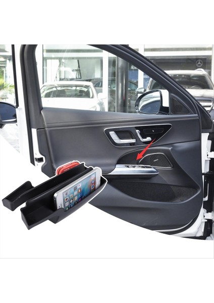Mercedes Benz E Sınıfı W214 2024 Araba Kapısı Saklama Kutusu Organizatör Tepsi Kapı Tutucu Cep Ekleme Ön Kapı (Yurt Dışından) indirimleri