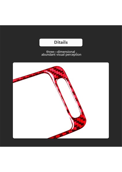 Honda Civic 8 Gen 2006-2011 Için 3pcs Kırmızı Karbon Fiber Kopilot Hava Havalandırma Kapak Döşeme (Yurt Dışından) fiyatları