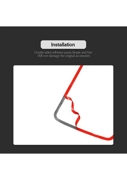 Honda Civic 8 Gen 2006-2011 Için 3pcs Kırmızı Karbon Fiber Kopilot Hava Havalandırma Kapak Döşeme (Yurt Dışından) modelleri