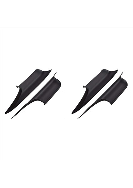 Bmw Için 4x- 7 Serisi F02 2008-2014 Kapı Çekme Tutamak Kapakları Arka Kapı Kolu Taşıyıcı Döşeme Kapağı Kiti Sol+Sağ Arka (Yurt Dışından)