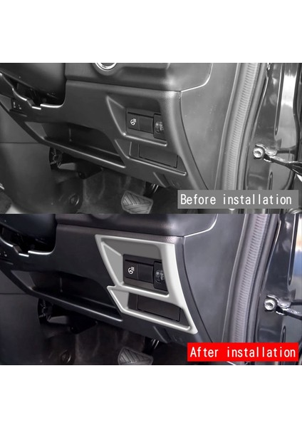 Araba Çok Fonksiyonlu Düğme Çerçeve Trim Kapağı Suzuki Spacia/spacia Özel MK04 Serisi 2024 Gümüş Rhd (Yurt Dışından) modelleri