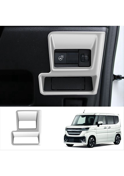 Araba Çok Fonksiyonlu Düğme Çerçeve Trim Kapağı Suzuki Spacia/spacia Özel MK04 Serisi 2024 Gümüş Rhd (Yurt Dışından) fırsatları