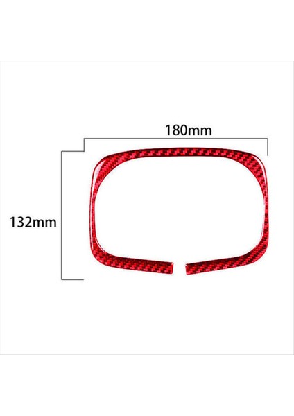 Honda Civic 2006-11 Için Kırmızı Karbon Fiber Arka Su Kupası Tutucu Çerçeve Kapak Döşeme (Yurt Dışından) modelleri