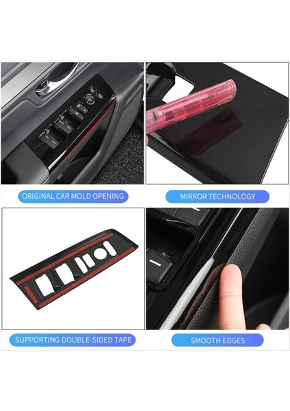 Honda Crv 2023 Cr-V 6 Cam Anahtar Dekoratif Çıkartma Için Araba Kapısı Kaldırma Paneli Koltuk Dönüşüm Kiti (Yurt Dışından) indirimleri