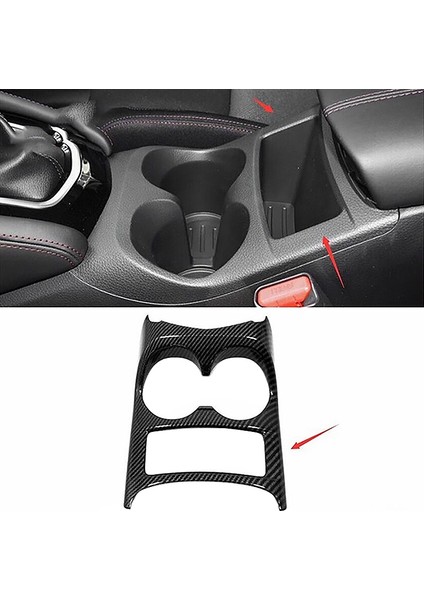 Abs Karbon Fiber Ön Koltuk Merkezi Kontrol Su Şişesi Kupası Tutucu Kapak Nissan Qashqai Için Trim J11 2014 - 2020 (Yurt Dışından) fiyatları