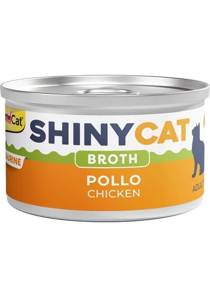 Shinycat Broth Sos İçinde Tavuklu Kedi Konservesi 70g fiyatları