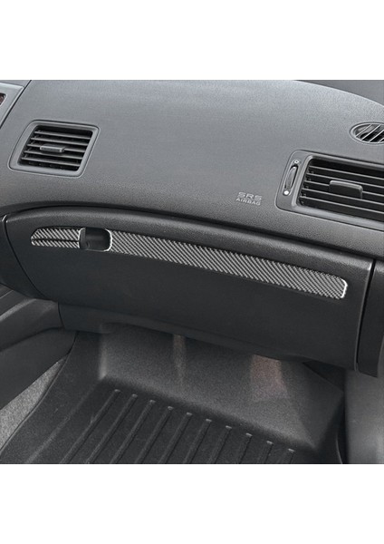 Honda Civic Için Karbon Fiber 8 2006-2011 Gösterge Tablosu Torpido Kutusu Tutam Kapağı Döşeme Aksesuarları (Yurt Dışından) indirimleri