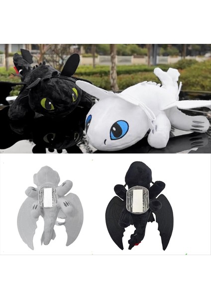 Ejderha Dişsiz Küçük Uçan Dragon Bebek Dekor Araba Motosiklet Kask Trim Hızlı Sürüm 35CM B (Yurt Dışından) modelleri