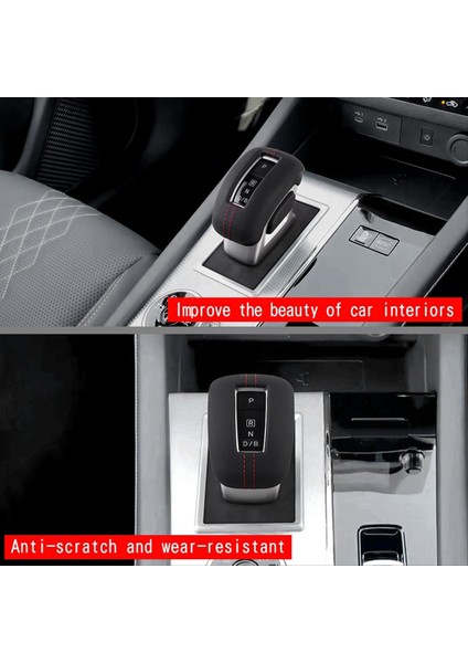 Araba Dişli Vites Kolu Düğmeleri Mitsubishi Outlander 2023 Araç Iç Aksesuarları Için Dişli Vites Değiştirme Düğmesi Döşeme Trim (Yurt Dışından) modelleri