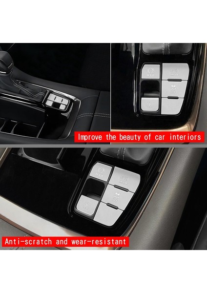 Toyota Alphard/vellfıre Için Araç El Bakı Düğmesi Sticker Alüminyum 40 Serisi 2023+ Dişli Düğmesi Sticker Gümüş (Yurt Dışından) modelleri