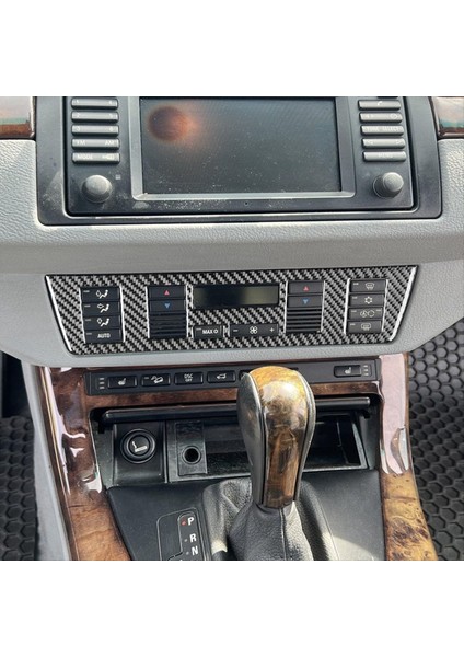 Bmw Için Karbon Fiber X5 E53 2000-2006 Merkez Kontrol Kurulumu Ayarlama Düğmesi Döşeme Iç Aksesuarlar (Yurt Dışından) indirimleri
