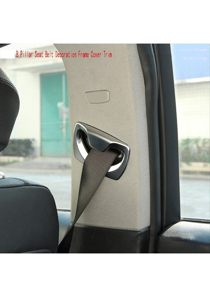 2pcs Araba B Sütun Koltuğu Güvenlik Kemeri Dekorasyon Çerçevesi Kapak Bmw 3 4 Serisi F30 F31 F32 F36 2014 -2016 (Yurt Dışından) modelleri