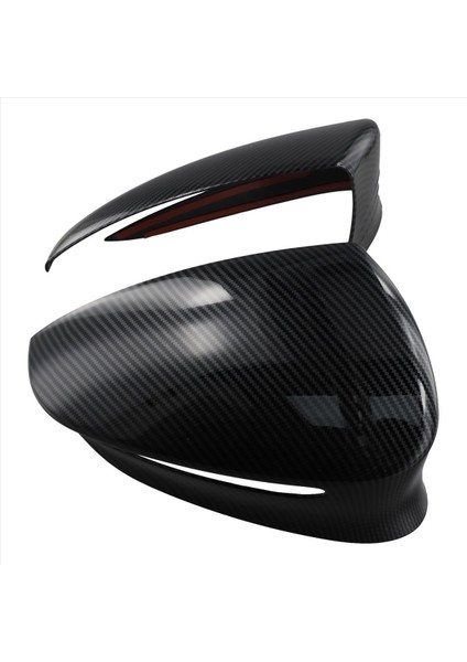 Araba Yan Kapı Ayna Kapağı Dikiz Aynası Kapağı Trim Koruyucu Karbon Fiber Byd Tang Için (Yurt Dışından)