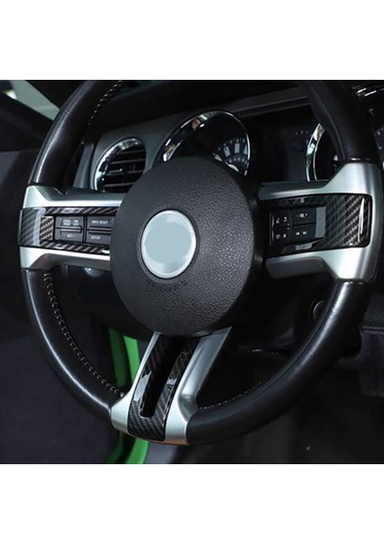 Ford Mustang 2009 Için Araç Direksiyon Simidi Kapağı Sticker Trim 2009 2011 2012 2012 2013 Iç Aksesuarlar (Yurt Dışından) modelleri