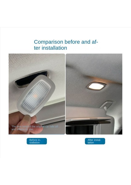 2x Araç Iç Çatı Işığı Sunvisor Makyaj Lambası A00090695048T92 Mercedes-Benz W205 W253 W213 W222 C200 E260 S300 Bej (Yurt Dışından) modelleri