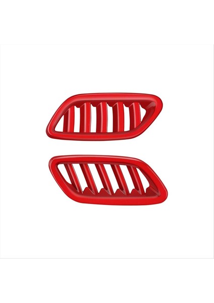 Araba Ön Hava Havalandırma Gösterge Tablosu Klima Çarşı Çerçeve Kapak Döşeme Hyundai Kona 2024+ Kırmızı (Yurt Dışından)