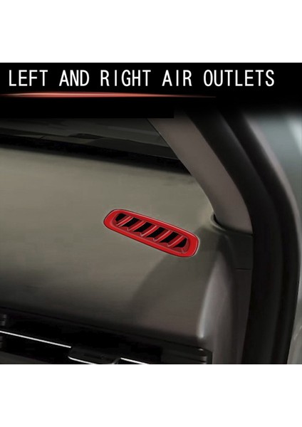 Araba Ön Hava Havalandırma Gösterge Tablosu Klima Çarşı Çerçeve Kapak Döşeme Hyundai Kona 2024+ Kırmızı (Yurt Dışından) fiyatları