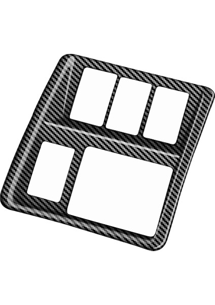 Araba Çok Işlevli Düğme Trim Çerçevesi Honda Stepwgn Rp8 Iç Aksesuarlar Rhd Karbon Fiber Desen (Yurt Dışından)