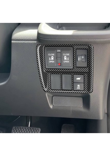Araba Çok Işlevli Düğme Trim Çerçevesi Honda Stepwgn Rp8 Iç Aksesuarlar Rhd Karbon Fiber Desen (Yurt Dışından) fiyatları