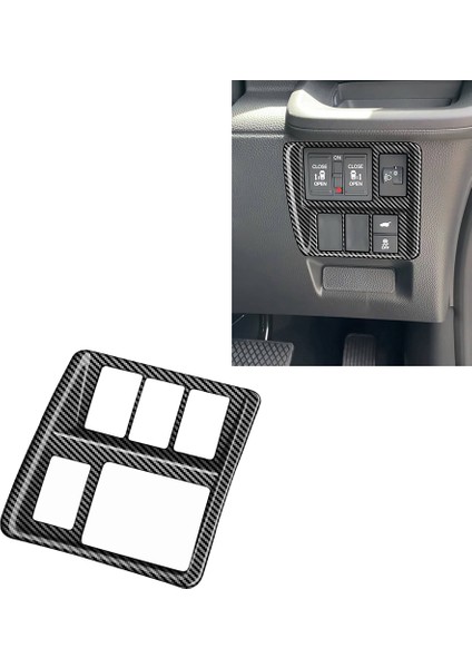 Araba Çok Işlevli Düğme Trim Çerçevesi Honda Stepwgn Rp8 Iç Aksesuarlar Rhd Karbon Fiber Desen (Yurt Dışından) modelleri