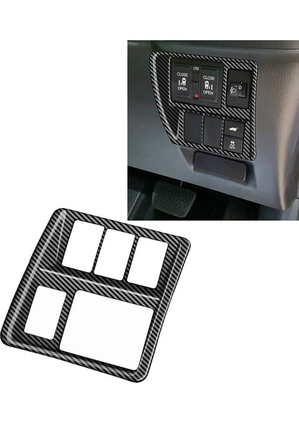 Araba Çok Işlevli Düğme Trim Çerçevesi Honda Stepwgn Rp8 Iç Aksesuarlar Rhd Karbon Fiber Desen (Yurt Dışından) fırsatları