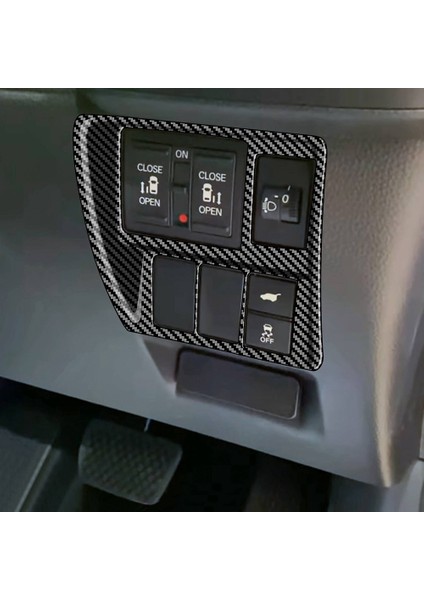 Araba Çok Işlevli Düğme Trim Çerçevesi Honda Stepwgn Rp8 Iç Aksesuarlar Rhd Karbon Fiber Desen (Yurt Dışından) indirimleri