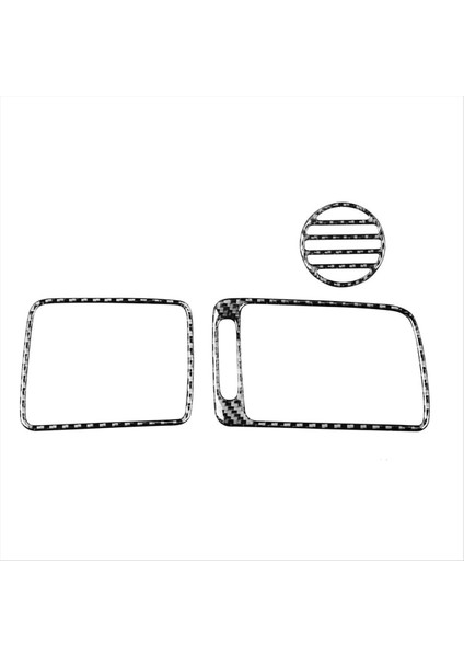 3pcs Karbon Fiber Copilot Gösterge Tablosu Honda Civic 8 Gen 2006-2011 Için Hava Havalandırma Döşeme (Yurt Dışından) modelleri