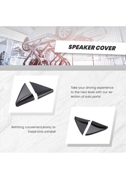 Nissan Navara Için NP300 2016-2021 Karbon Fiber Otomobil Iç A-Pillar Hoparlör Boynuz Kapağı Döşeme Çerçevesi Sticker Aksesuarları (Yurt Dışından) modelleri